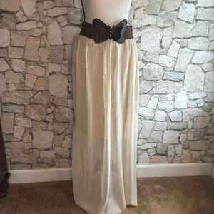 Beige butterfly Skirt